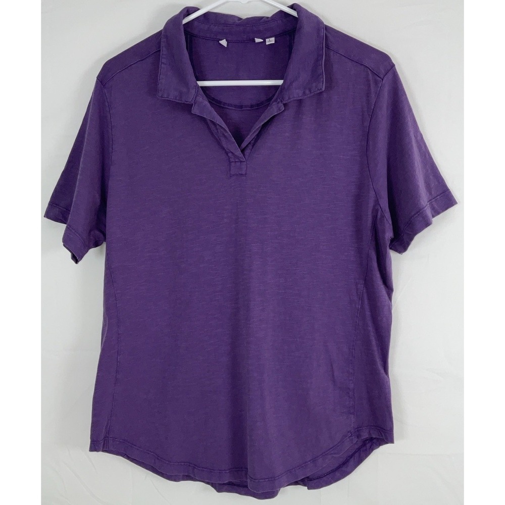NWOT Women's Johnnie-O Golf Polo Shirt - Coastal Wash - Purple - Large